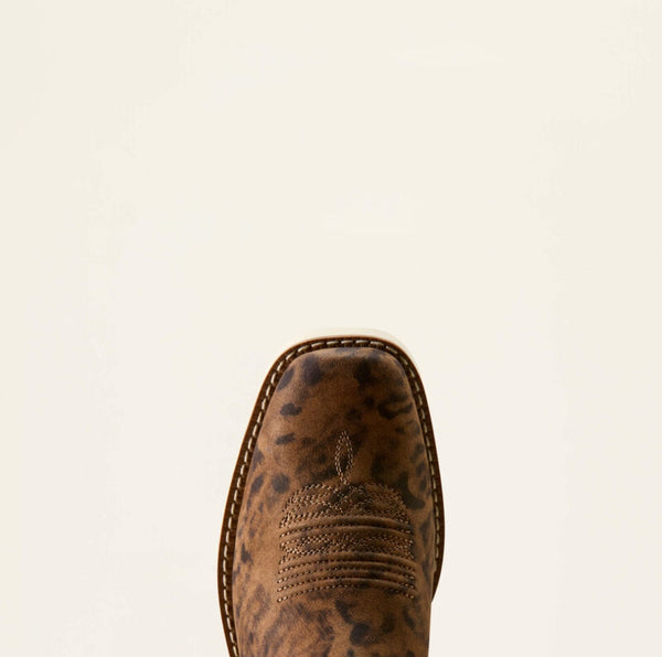 Ariat Southlite Chelsea Narrow Cutter Toe Ankle Boot in Faded Leopard #6897