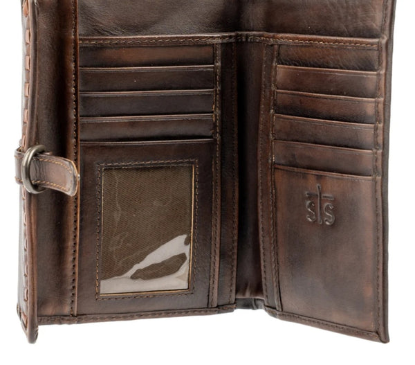 STS Ranch Bandera Chocolate Tillie Wallet #6905