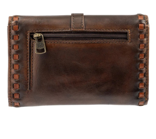 STS Ranch Bandera Chocolate Tillie Wallet #6905