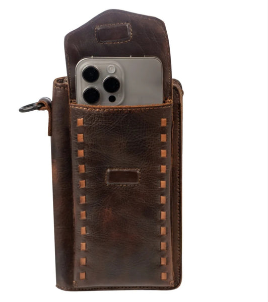 STS Ranch Bandera Chocolate Quickdraw Crossbody #6907