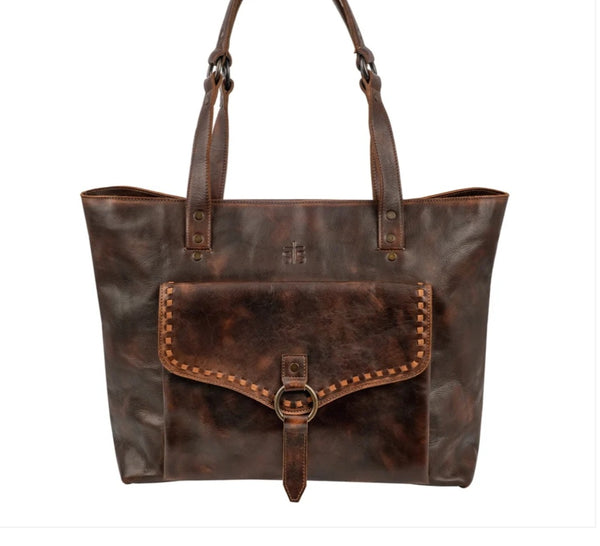 STS Ranch Bandera Chocolate Carry All Tote #6904