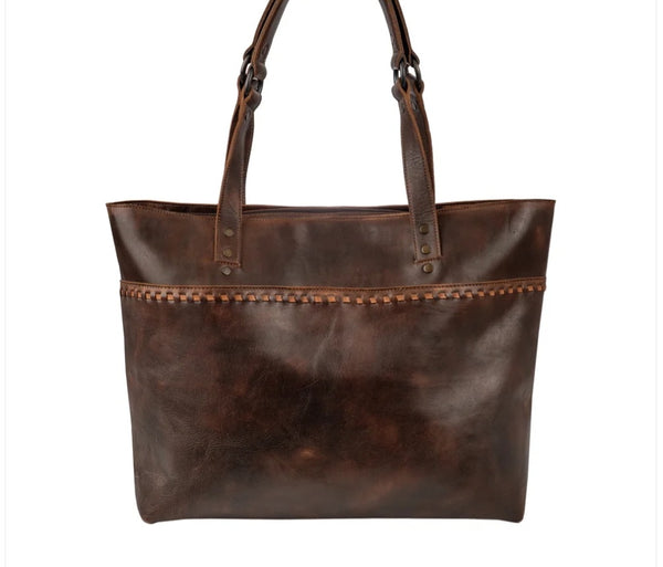 STS Ranch Bandera Chocolate Carry All Tote #6904