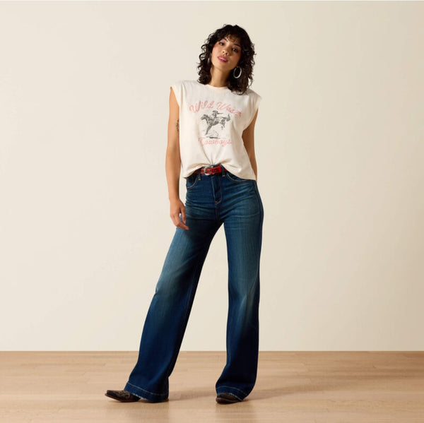 Ariat Ultra High Rise Penelope Wide Leg Jean #6562