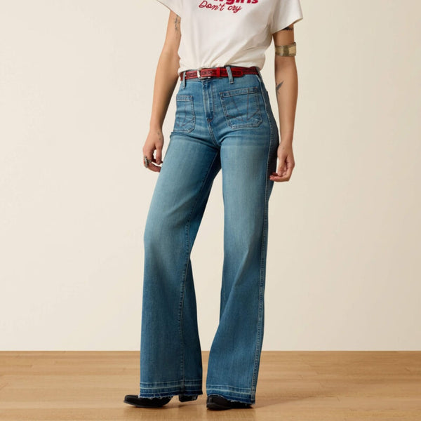 Ariat Ultra High Rise Mavis Wide Leg Jean #6947