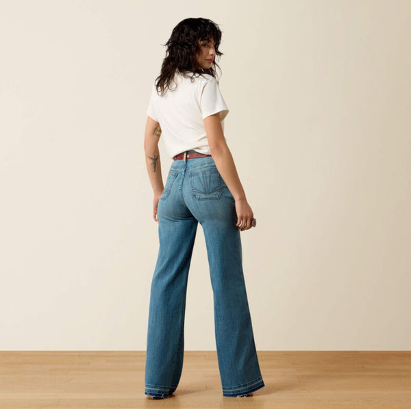 Ariat Ultra High Rise Mavis Wide Leg Jean #6947