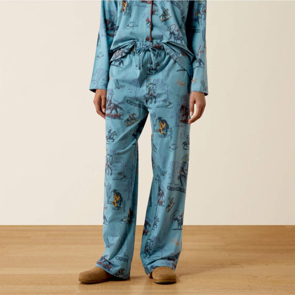 Ariat Dreams Pajama Set in Retro Rodeo #6956
