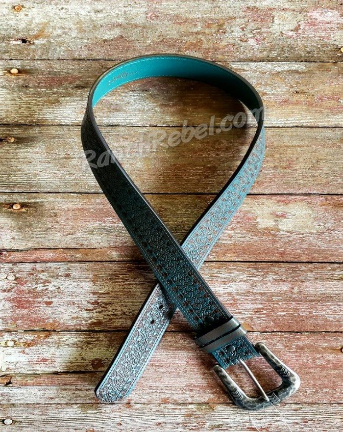 turquoise-wash-stamped-belt-4416
