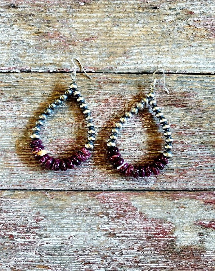 navajo-pearl-purple-spiny-tear-drop-earrings-4632